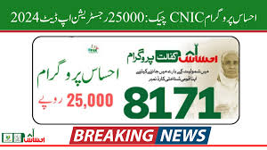 Ehsaas Program CNIC Check Online 25000 2023